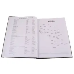 A5 Satin Diary - 2026 Map